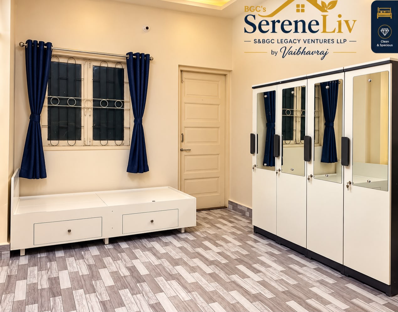 Single Privacy room at SERENELIV